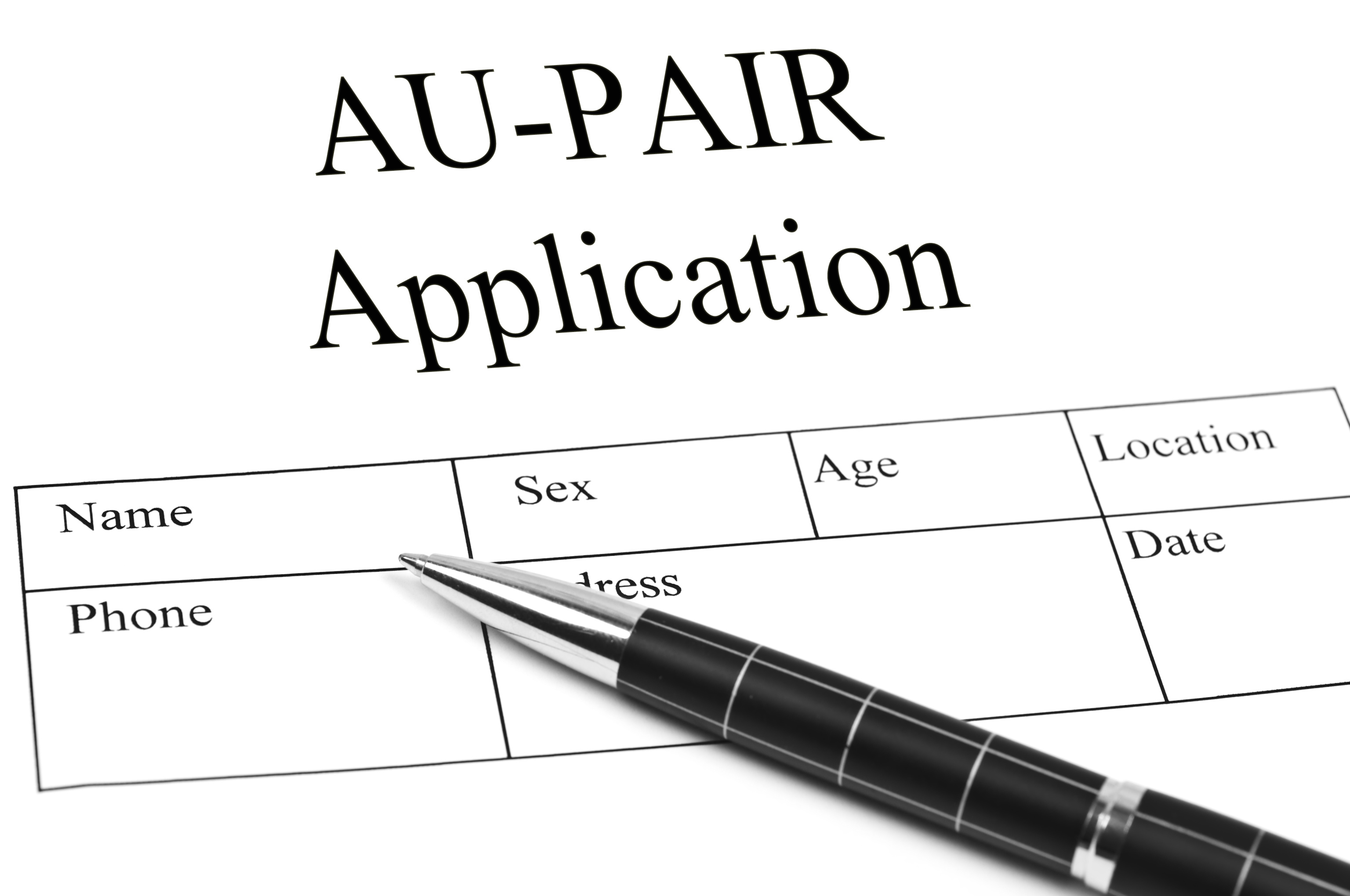 Formularz aplikacyjny Au Pair